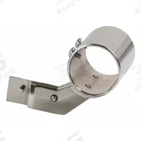 ECONOCO Round Tubing Socket: Single, 1 in x 2 in x 1/2 in, For 1 1/4 in Round Hangrail Display Type (MPN RC9). Key specifications — Product Type: Round Tube Hangrail Socket; Color: Silver; For Display Type: 1-1/4 in Round Hangrail; Material: Steel; Duty Rating: Heavy Duty; Brand: ECONOCO; Finish: Chrome; Mounting Type: Snap-on.