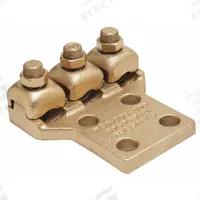 BURNDY Wire Connector: 400 kcmil – 500 kcmil Wire Sizes, 1/2 in Stud Size, Unplated Copper Lug Body (MPN Q3A344N). Key specifications — Brand: BURNDY; For Wire Material: Copper; Maximum Stranded Copper Wire Size: 500 kcmil; Minimum Stranded Copper Wire Size: 400 kcmil; Lug Material: Unplated Copper.