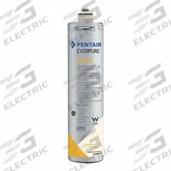 EVERPURE Quick-Connect Water Filter: 0.2 micron, 2.5 gpm, 14 1/2 in Overall Ht, 15,000 gal, Carbon (MPN EV969231). Key specifications — Brand: EVERPURE; Reduces: Chlorine Odor; Filter Media: Carbon.