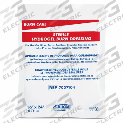 BURNAID Burn Dressing: 24 in Dressing Lg, 16 in Dressing Wd, Surgical Foam with Burn Gel - Burn Dressings