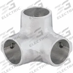 Structural Pipe Fitting: Side Outlet Elbow, Elbow, 1 1/4 in For Pipe Size, Aluminum, Gray (MPN 9-7). Key specifications — Manufacturer Part Number: 9-7; Brand: HOLLAENDER; Finish: Mill; Material: Aluminum; Product Type: Side Outlet Elbow.