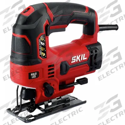 SKIL Jigsaw: 6 A Current, 3,200 stroke/min Stroke Rate - Max, Orbital, 7/8 in Stroke Lg - D-Handle Corded Jigsaws