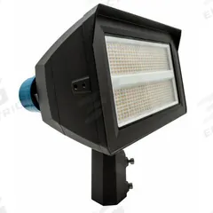 SOUTHWIRE Outdoor Flood Light: LED, Corded, Flood Light, 1 ft Power Cord Lg, 120 to 277V AC, Yoke (MPN FL-200PCS-SFYK). Key specifications — Includes Bulb: Built-In; Brand: SOUTHWIRE; Color Temperature: 5000K; Cord Designation: SJOW; Cord Wire Gauge: 18 AWG; Job Light Type: Flood Light; Lighting Technology: LED; Operating Voltage: 120 to 277V AC.