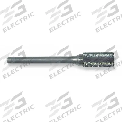 WIDIA METAL REMOVAL Carbide Bur: Cylinder, SA-7, Double Cut, 3/4" x 1" Head - Double-Cut Cylinder Burs