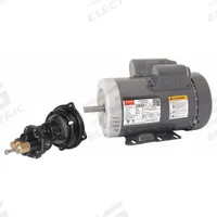 DAYTON Rotary Gear Pump: Direct Drive, 1 1/2 hp Horsepower, 115/230V AC, Cast Iron Body, Steel Gear (MPN 41TK10). Key specifications — Brand: DAYTON; Gear Material: Steel; Ports: 1/2" FNPT.