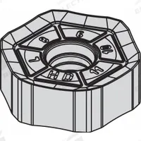 WIDIA Hexagon Milling Insert: HNPJ535ANSNHD, HNPJ0905ANSNHD (MPN 5427371)