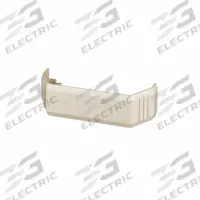 PANDUIT Surface Raceway: T-45, 2 3/8 in Wd, 1 1/4 in Ht, Plastic, Off White (MPN T45CCIW-X). Key specifications — Series: T-45; Material: PVC; Color: Off White; Cover Type: Screw On; For Use With: T-45 Raceway; Brand: PANDUIT; Item: Cover Coupler.