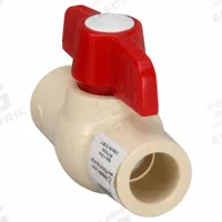 APPROVED VENDOR Manual Two-Way Ball Valve: 1/2 in Size, CPVC, Straight, Socket x Socket, One-Piece (MPN 107-123). Key specifications — Brand: APPROVED VENDOR; Handle: Lever.