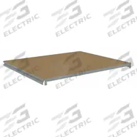 TENNSCO Shelf: 36 in x 36 in, 850 lb Load Capacity, Particleboard, Gray, Shelf (MPN ZAESH-3636D). Key specifications — Decking Material: Particleboard; Includes: (4) Beams; Decking Finish: Unfinished; Shelf Configuration: Single Straight; Color: Gray; Frame Material: Steel; Brand: TENNSCO; Frame Finish: Zinc Plated.