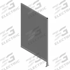 T-Slot Framing System Panel: Add-On, Gray, 84 in H x 36 in W x 5 1/2 in D, Solid (MPN 47813). Key specifications — Finish: Anodized; Brand: FAZTEK; Panel Color: Clear; Panel Type: Solid; Color: Gray; Material: Polycarbonate; Assembly: Unassembled; Manufacturer Part Number: 47813.