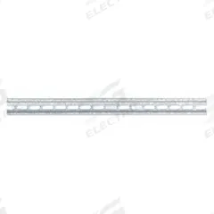 SQUARE D Terminal Block Mounting Channel: NEMA, Std, 36 in Overall Lg, Steel, 0.22 in Overall Ht (MPN 9080GH136). Key specifications — Channel Description: Standard; Manufacturer Part Number: 9080GH136; Channel Type: NEMA; Brand: SQUARE D; Material: Steel.