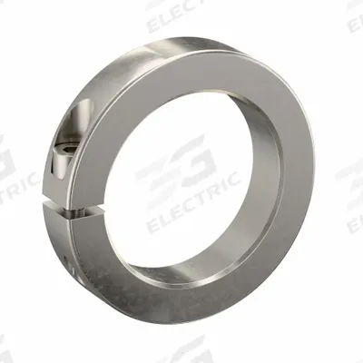 RULAND MANUFACTURING Shaft Collar: 1-Piece, Metric, Round, Clamp-On, 65 mm Bore Dia - Stainless Steel Shaft Collars