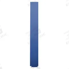 ASI GLOBAL Partition Column: Plastic Polymer, Pebble, Blue, 70 in Ht, 7 in Wd, 1 in Thick (MPN 40-9087071-9509). Key specifications — Inner Core Type: High Density Polyethylene; Brand: ASI GLOBAL PARTITIONS; Color: Blue; Finish/Texture: Pebble.