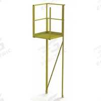 TRI-ARC Turn Platform: 6 ft Overall Ht, Steel (MPN UCT03246). Key specifications — Material: Steel; Color: Yellow; Brand: TRI-ARC.
