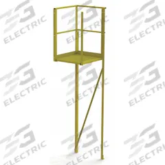 TRI-ARC Turn Platform: 6 ft Overall Ht, Steel (MPN UCT03246). Key specifications — Material: Steel; Color: Yellow; Brand: TRI-ARC.