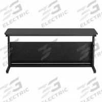 VERSADESK Standing Desk: Black, Wood, 72 in Overall Wd, 24 in Overall Dp, 36 in Max Desktop Ht (MPN CTL7224-BB). Key specifications — Frame Color: Black; Frame Material: Laminate; Brand: VERSADESK; Desktop Color: Black; Desktop Material: Wood.