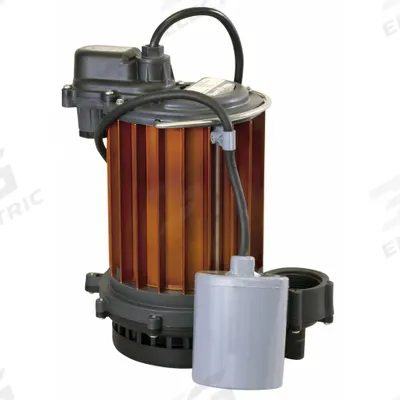 LIBERTY PUMPS Submersible Sump Pump: 1/3 hp, 230V AC, 37 gpm Flow Rate @ 10' of Head - General Purpose Submersible Sump Pumps