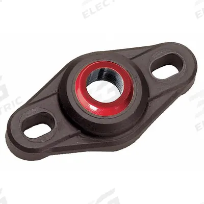 IGUS 2 Bolt Flange Bearing: 2 Bolt, 3/4 in Bore, 3 1/2 in Overall Lg - Maintenance-Free Flange-Mount Plain Bearings