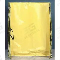 SINGER SAFETY Welding Screen: Vinyl, 6 ft Ht, 9 ft Wd, Yellow, Yellow (MPN 12-285596). Key specifications — Brand: SINGER SAFETY; Screen Material Type: Vinyl.
