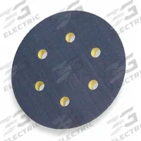 NORTON Hook-and-Loop Disc Backup Pad: 6 in Dia x 1/2 in T, 5/16"-24 Threaded-Shank, 6 Hole (MPN 63642506146). Key specifications — Brand: NORTON; Tool Connection: 5/16"-24 Threaded-Shank.