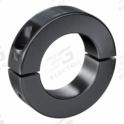 RULAND MANUFACTURING Shaft Collar: 2-Piece, Metric with Inch Bore, Round, Clamp-On - Steel Shaft Collars