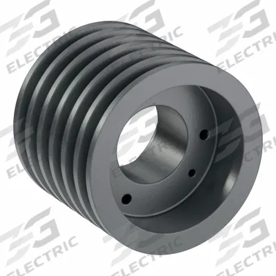 APPROVED VENDOR V-Belt Pulley: B54, 6 Groove, 5.75 in OD, Bushed Bore, SK - Bushed-Bore Cast-Iron V-Belt Pulleys