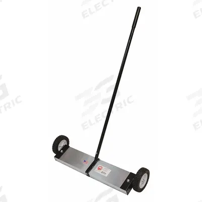 MAG-MATE Magnetic Floor Sweeper: 24 in Magnet Lg, 13/16 in Magnet Ht - Push-Type Magnetic Sweepers