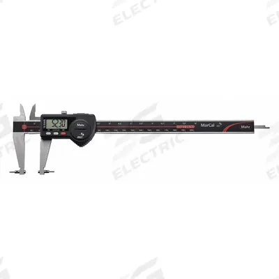 MAHR Interchangeable Point Digital Caliper: 0 in to 8 in /0 mm to 200 mm, Cabled - Interchangeable-Point, Outside-Point & Outside-Neck Digital Calipers