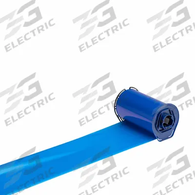 BRADY Single-Color Printer Ribbon: 4 21/64 in x 984 ft, Blue, Wax/Resin - Brady Single-Color Ribbons