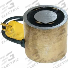 MAG-MATE Electromagnetic Lift: Continuous Duty, Round Magnet, 200 lb Max Load Capacity, 25 W Watt (MPN ERA-303). Key specifications — Brand: MAG-MATE; Duty Type: Continuous Duty; Includes Lifting Eye: Lifting Eye Not Included.