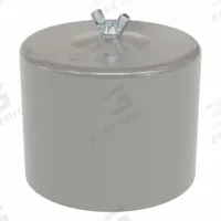 SOLBERG Filter Silencer: 1 in Inlet Size, 55 scfm, 6.63 in Overall Ht, 6 in Outside Dia, Paper (MPN F-18P-100). Key specifications — attr60071: F-18P-100; attr60074: SOLBERG.
