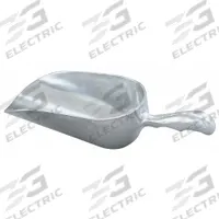 VOLLRATH Scoop: NSF Certified, Silver, 2 7/8 in Overall Ht, Scoop, Cast Aluminum, 38 oz Capacity (MPN 46893). Key specifications — NSF Certified: Yes; Brand: VOLLRATH; Color: Silver.
