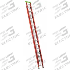 LOUISVILLE LADDER Extension Ladder: 32 ft Ladder Size, Fiberglass, 300 lb Load Capacity, 70 lb Wt (MPN L-3022-32PT). Key specifications — Color: Orange; Brand: LOUISVILLE LADDER; Included Features: Mar-Resistant End Caps; Removable Fly: Fixed.