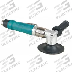DYNABRADE Air Disc Sander: 5 in Pad, Threaded Shank, Heavy Duty, 1 hp, 39 cfm, Right Angle Grip, NPT (MPN 52562). Key specifications — attr1320237: DYNABRADE; attr1320246: Rear.