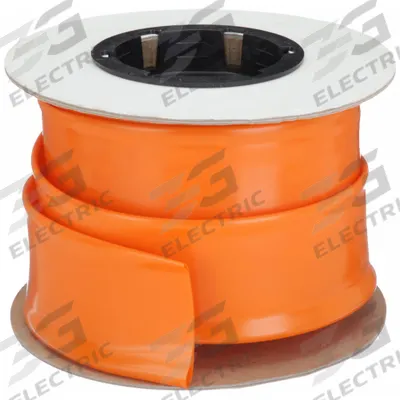 VINYLGUARD Heat Shrink Tubing: 0.63 in I.D. Before Shrinking, 0.31 in I.D. After Shrinking - Chemical-Resistant PVC Heat Shrink Tubing
