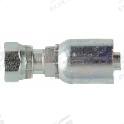 Parker Hydraulic Crimp Fitting: Steel x Steel, Straight, -12 For Hose Dash Size - Parker Crimp Hydraulic Hose Fittings with ORS Connection