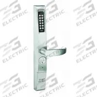 ADAMS RITE Electronic Keyless Lock: Keypad, ADA Compliant, Chrome (MPN 3090-02-626). Key specifications — Product Type: Electronic Keyless Lock; Manufacturer Part Number: 3090-02-626; Access Method: Keypad; Key Override Options: Mortise Cylinder; Lever Style: Clutch.