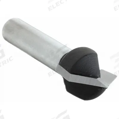 WESTWARD V-Groove Cut Profile Router Bit: Fractional Inch, Carbide Tipped - V-Groove Profile Router Bits