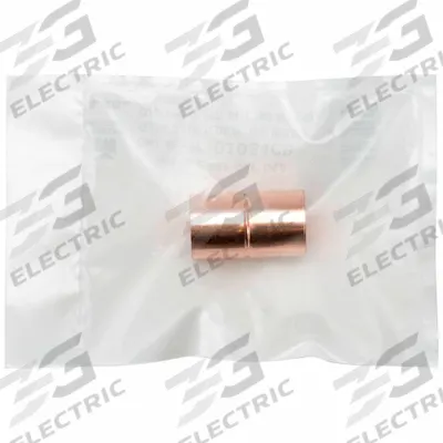 STREAMLINE Sweat Fitting Coupling: 1/4 in CTS x 1/4 in CTS, Cup x Cup - Clean & Bagged Wrot Copper Tube Fittings