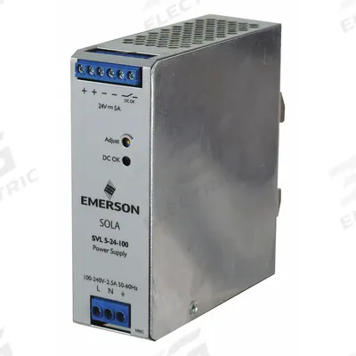 SOLAHD DC Power Supply: DIN Rail, 120 W Output Power - Rated, 5 A Current - Output - DIN Rail Mount DC Power Supplies