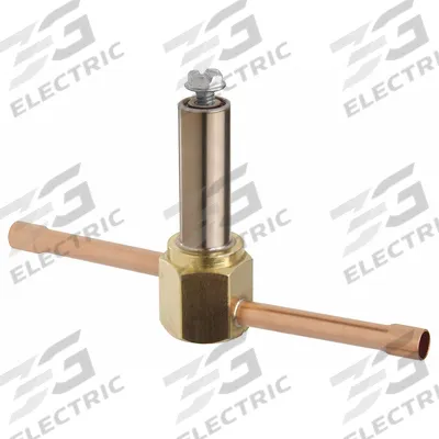 Parker Refrigerant Solenoid Valve: 1/4 in Female SAE Flare, 0.1 in Port Size, Normally Closed - Refrigeration Solenoid Valves