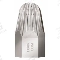 EXAIR Air Gun Nozzle: Stainless Steel, 2 1/2 in Extension Lg, 3/4 in Female NPT Thread Size (MPN 1112SS). Key specifications — attr66384: Hard-Hitting Force; attr66393: Stainless Steel; attr66401: Yes.