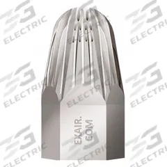 EXAIR Air Gun Nozzle: Stainless Steel, 2 1/2 in Extension Lg, 3/4 in Female NPT Thread Size (MPN 1112SS). Key specifications — attr66384: Hard-Hitting Force; attr66393: Stainless Steel; attr66401: Yes.