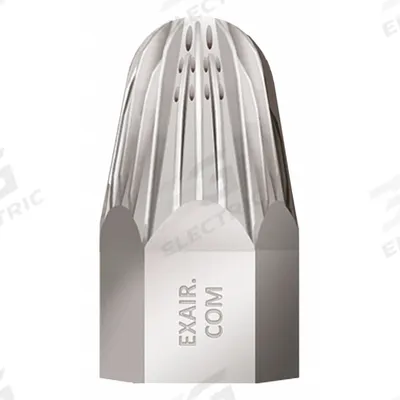 EXAIR Air Gun Nozzle: Stainless Steel, 2 1/2 in Extension Lg - Exair Air Gun Nozzles