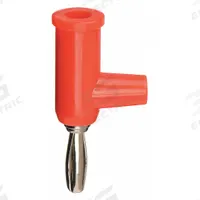 Banana Plug: Beryllium Copper, ABS Plastic, 15 A Max Current, Red (MPN 5TXA2). Key specifications — Contact Material: Beryllium Copper; Body Material: Brass; Brand: APPROVED VENDOR; Color: Red.