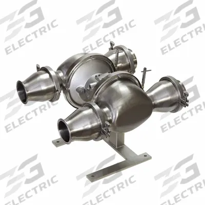 GRACO Double Diaphragm Pump: Stainless Steel, 4 in, Flange, 90 gpm, 289 ft Max. Head - USP Class VI-Compliant Pharmaceutical-Grade AODD Pumps