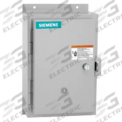 SIEMENS NEMA Magnetic Motor Starter: Non-Reversing, 3 Poles, NEMA Size 0 - Enclosed Non-Reversing Starters with Electronic Overloads