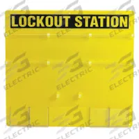 BRADY Lockout Station: Lockout Board, No Padlocks, Lockout Board, Lockout Board, Wall Mount (MPN 50992). Key specifications — Visibility Inside: Board Only; Station Type: Lockout Board; Mounting Location: Wall; Portable: No; Material: Acrylic; Cover Type: Open Front; Filled: No; Brand: BRADY.