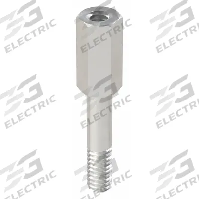 APPROVED VENDOR Standoff: Male x Female, 1 in Lg, Hex, Aluminum, Plain, 1/4 in Hex Wd, Aluminum - Aluminum Male x Female Standoffs