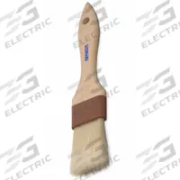 CARLISLE Basting Brush: Boar Bristle, 1 1/2 in Bristle Wd, 8 1/4 in Overall Lg, Flat, Wood Handle (MPN 4037300). Key specifications — Handle Color: Brown; Handle Material: Wood; Brand: CARLISLE.
